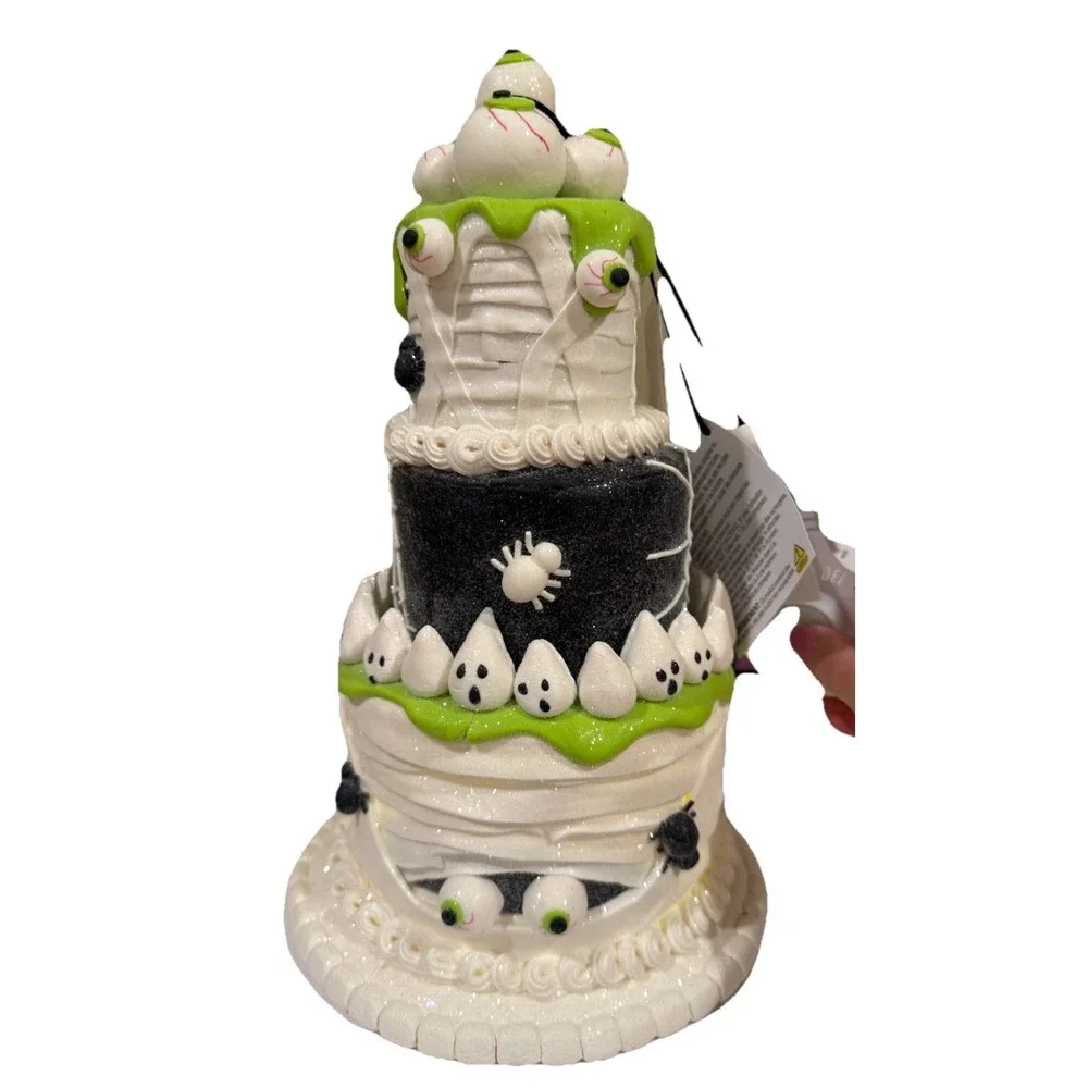 NEW GHOULISH Halloween Cake -‎ LED 12
